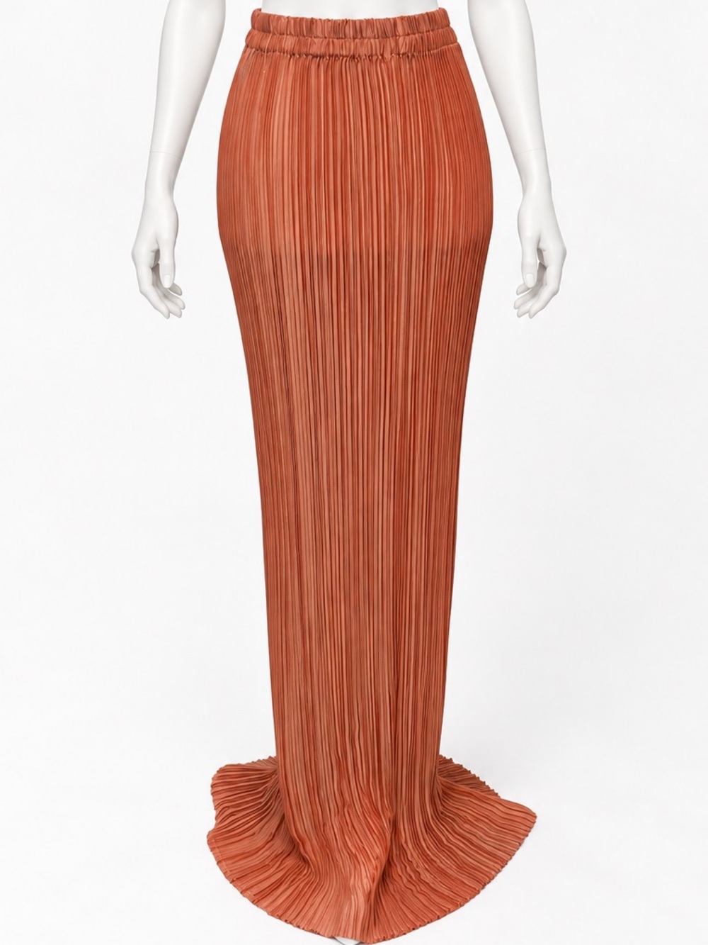 Vintage pleated Lezley George London maxi skirt